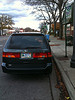 On street parking blocking bus stop