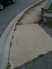 Curb cut with no sidewalk - Kalmazoo St.